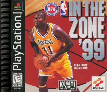 NBA in the Zone 99 (US) box cover front